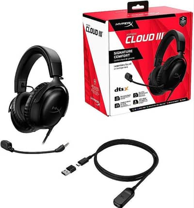 Hyper x Cloud 3 Headphones. professional  Wired . sound and mic quality