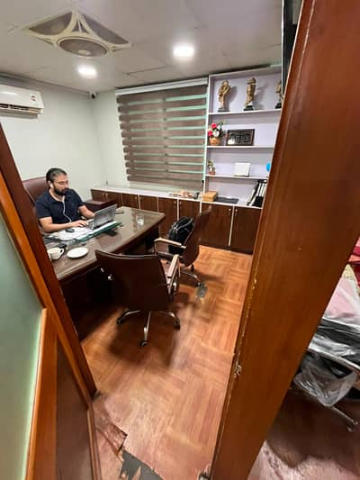 Furnished office for rent 1000sqft in shahar e Faisal.