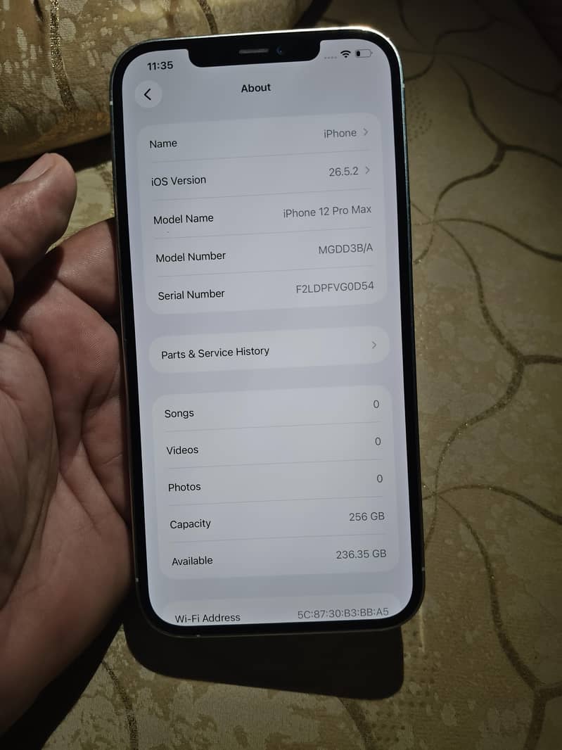 iphone 12 pro Max 256 6
