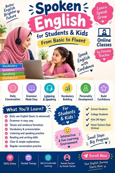 spoken English Female teacher