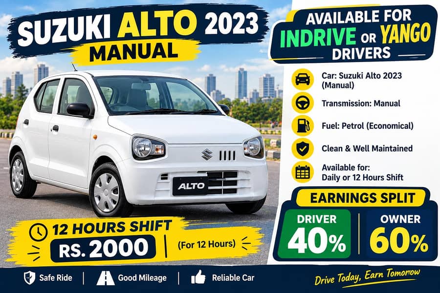 indrive/Yango driver needed 0