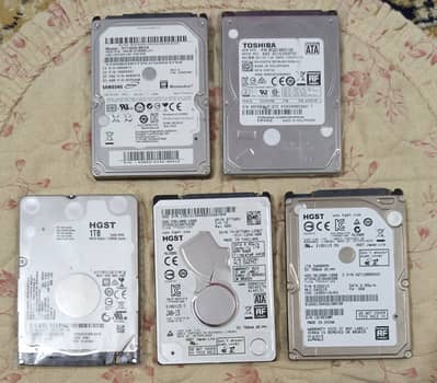 HDD and SSD