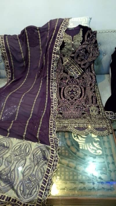 Areej collection velwet suit