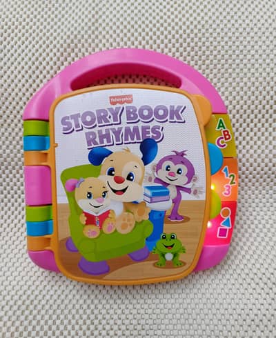 Fisher Price storybook Rhymes Imported educational toy.