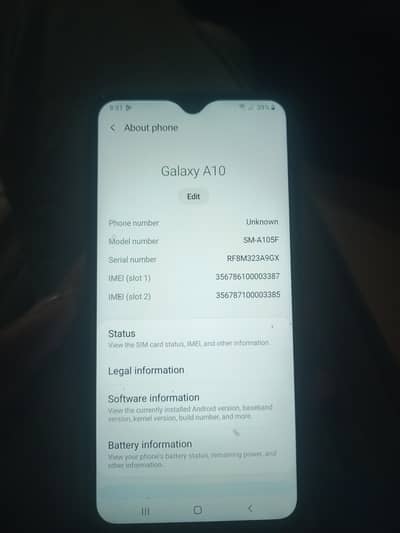 GALAXY A 10 BIG DEAL
