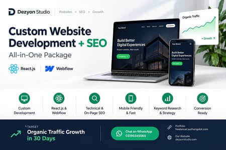 Custom Website Development + SEO