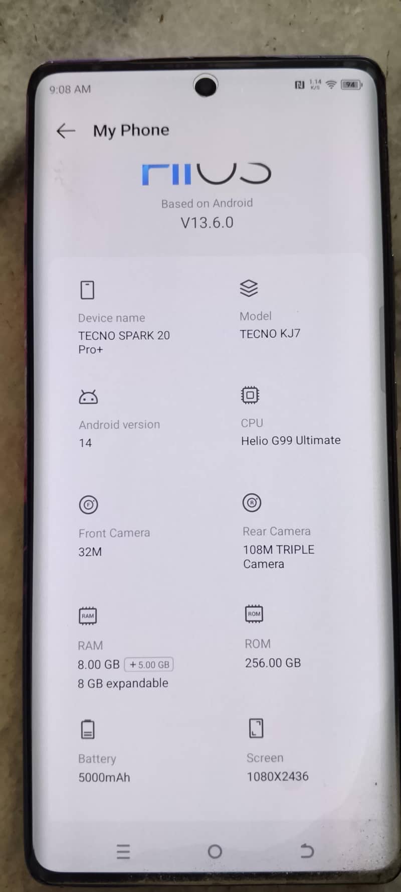 Tecno Spark 20 Pro Plus 4