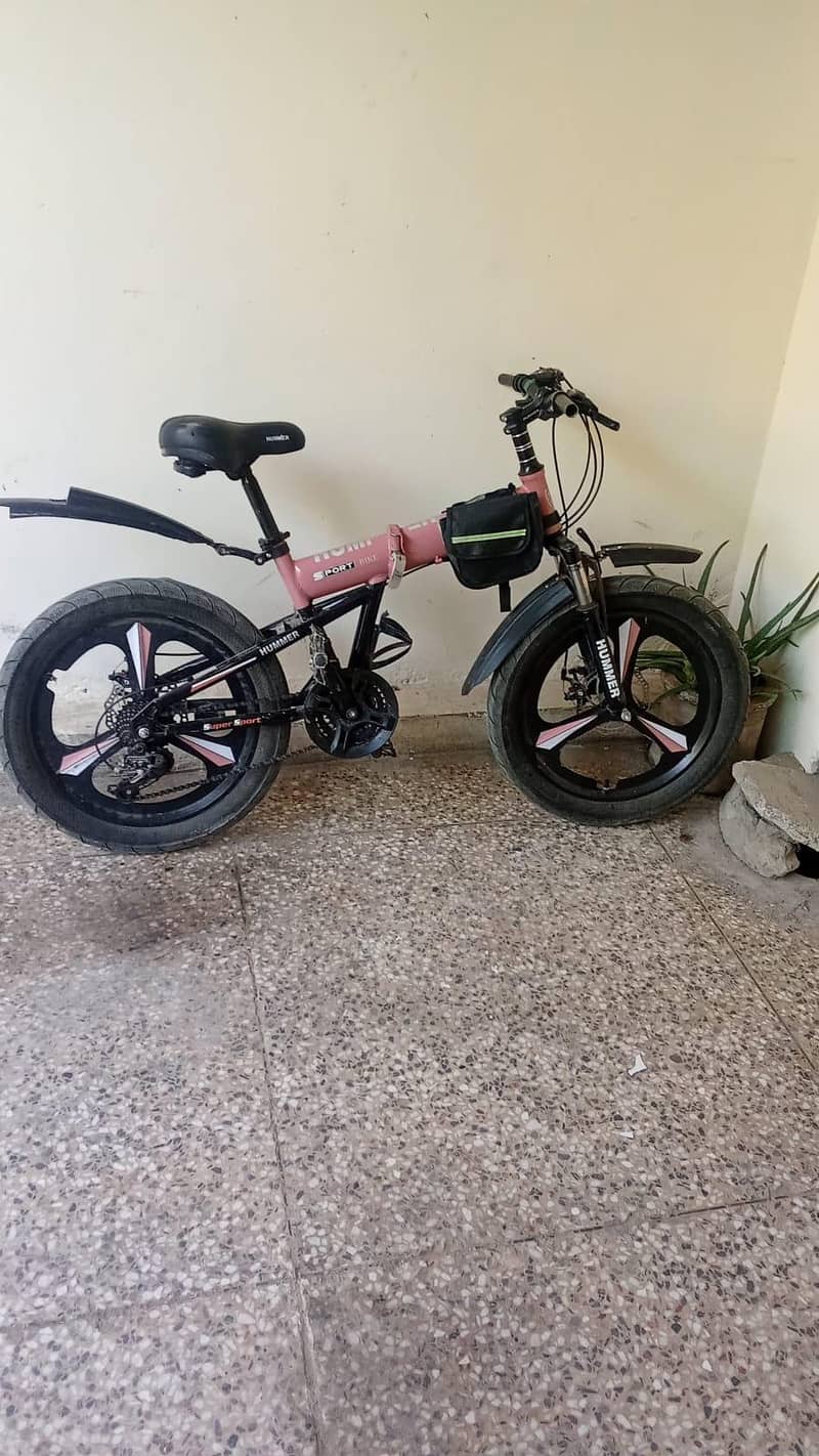 Foldable racing bicycle 1
