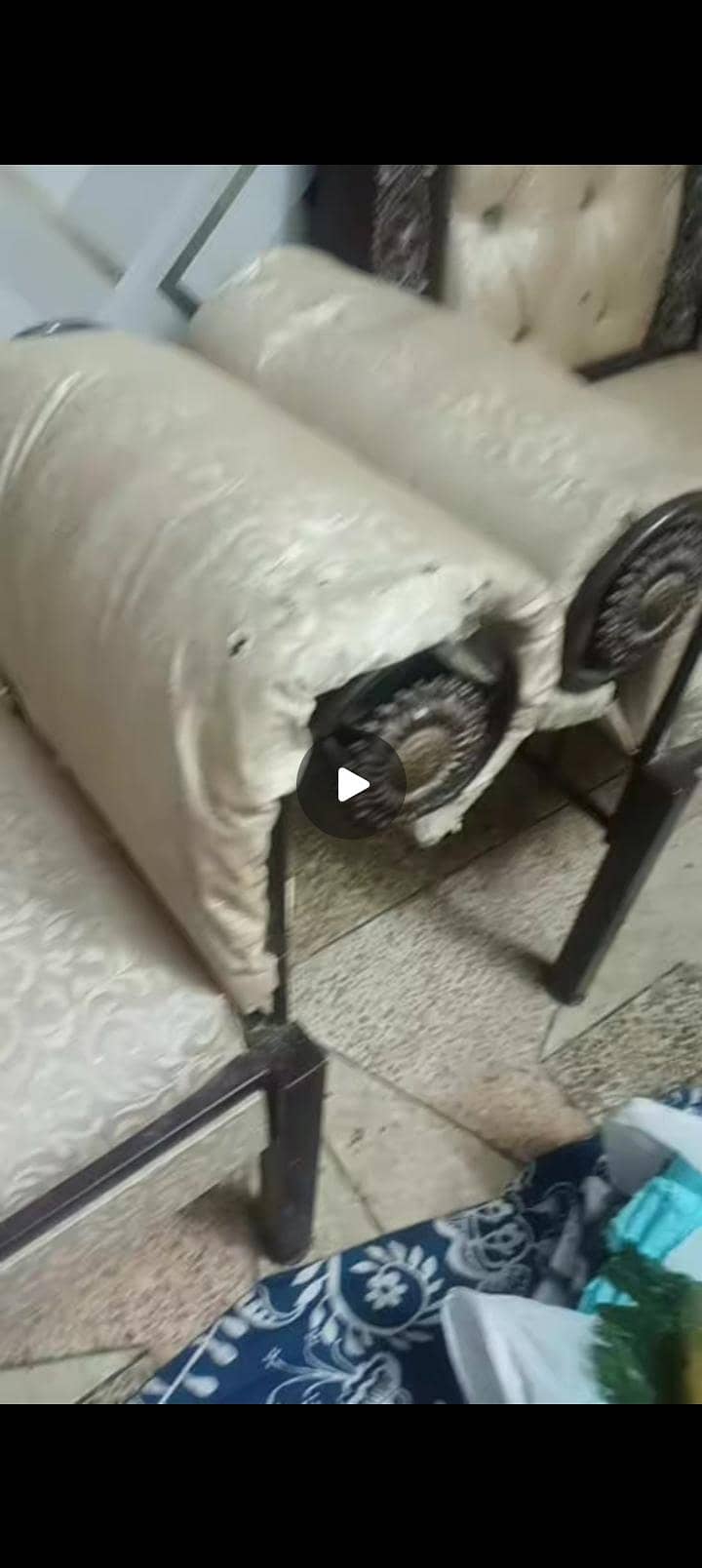solid iron sofa set 2
