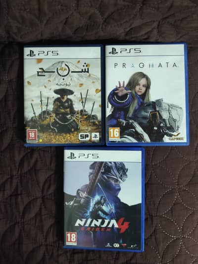 Ninja Gaiden 4 and Pragmata and Ghost of Yotei PlayStation 5 PS5 Games
