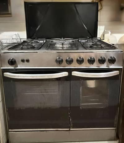 nas gas 5 burner gas cooking range