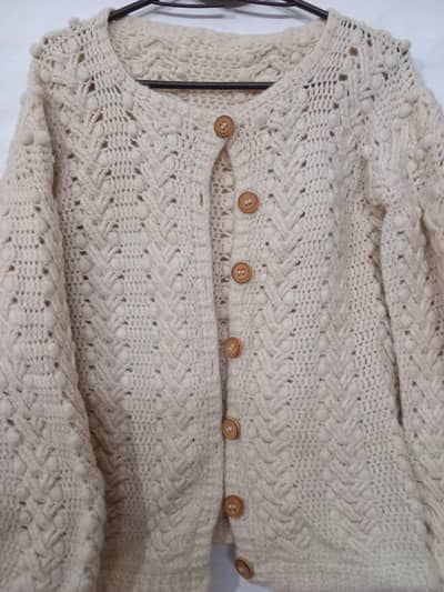 beautiful cream sweater