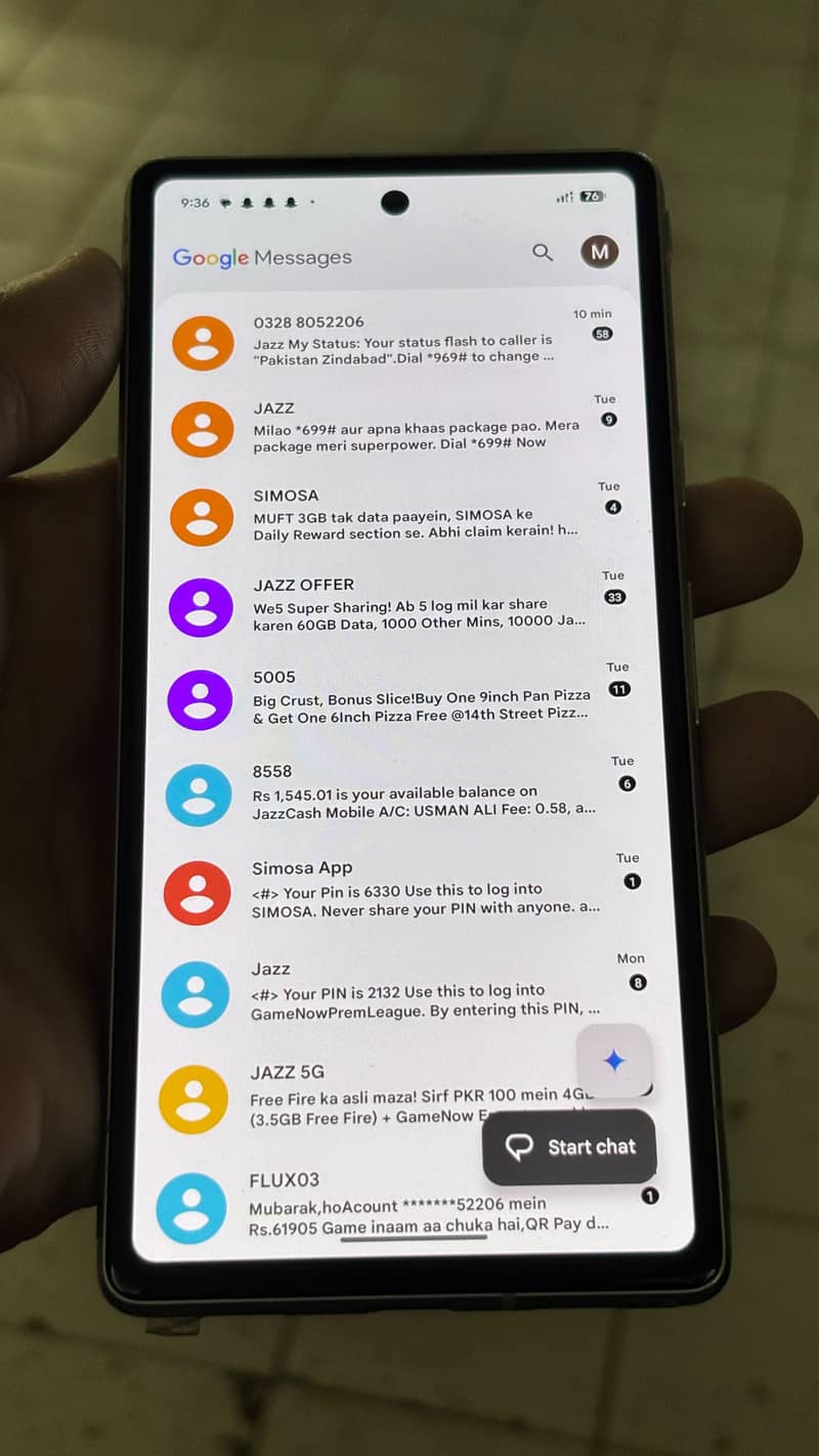 Google Pixel 7a 0