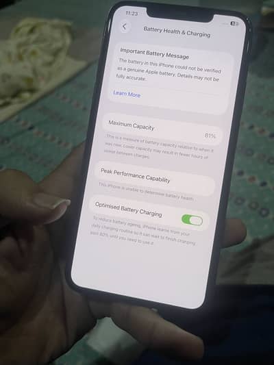 11 Pro Max 64GB dual sim Pta prove 10%10 81% btry health