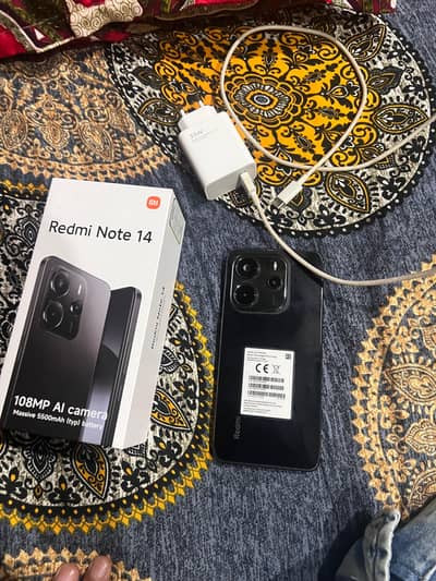 Xiaomi redmi note 14 8 256 10 by 10 condition
