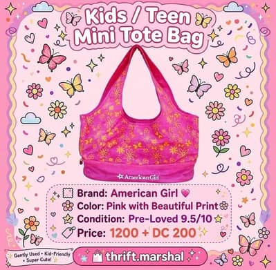 Kids / Teen Mini Tote Bag
