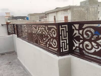 CNC Balcony Jali Design | Laser Cutting & MS/SS Railing