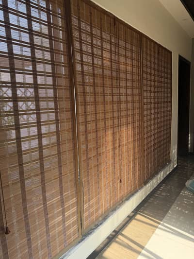 Bamboo blinds