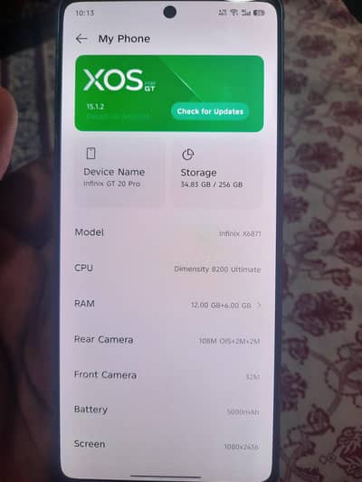 Infinix GT 20 Pro