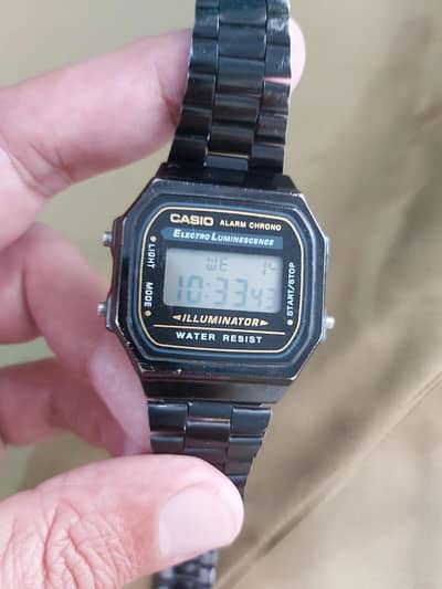 Casio A168 Black Edition