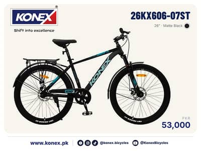 KONEX 26" MTB for Adults 26KX606-07ST - New, Disc Brakes