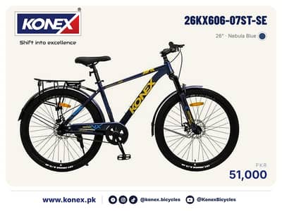 KONEX 26" MTB for Adults 26KX606-07ST-SE - New, Disc Brakes