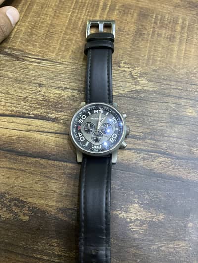 Mont black original watch for sale with box uk model