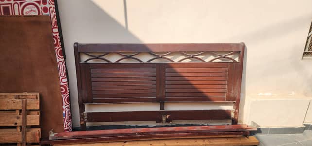 BEDROOM SET (WITH MATTRESS AND 2 SIDE TABLES)
