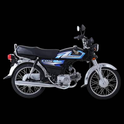 New Honda 70cc Black