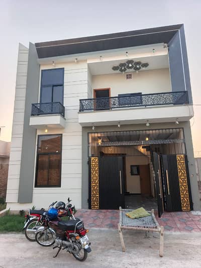 Ajwa garden civil hospital road New brand Spanish 5 marly proper double story house for sale