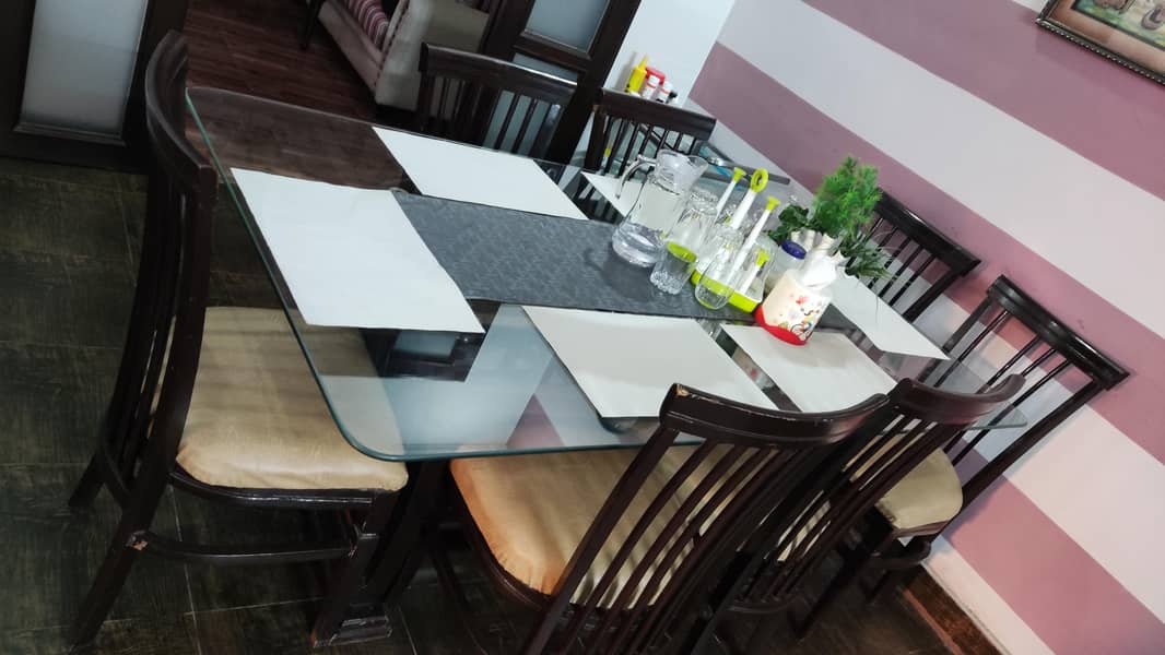 dinning table with chairs 2