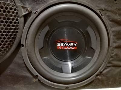 12 inch woofer, Kenwood speakers, ads amplifier with box