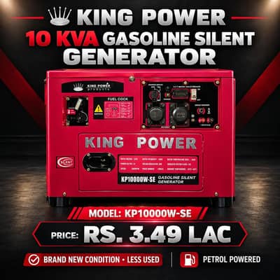 King Power 10 KVA Gasoline Silent Generator for Sale