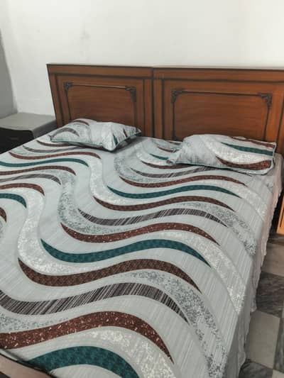 two single bed with mattress new condition