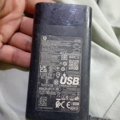 HP laptop charger 65w type c