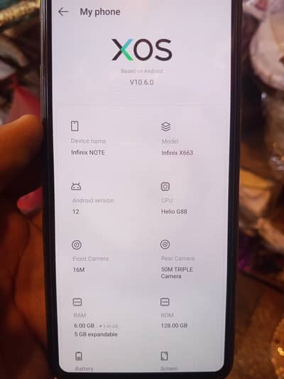 Infinix note 12 fresh and ok condition