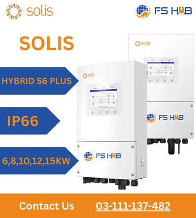 Solis 10kW S6-EH1P(3-10)K-L-PLUS Hybrid Inverter,Also have 6,8