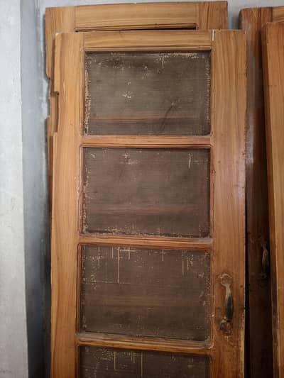 wooden jaali door