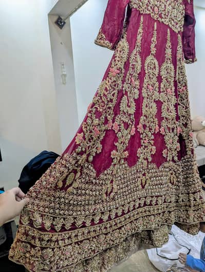 Modern style bridal dress