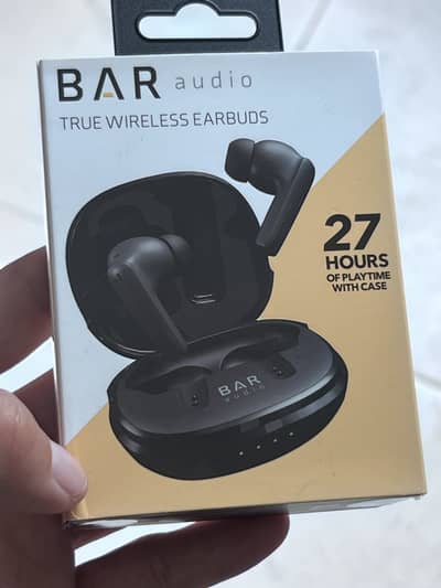 BAR Audio True Wireless Earbuds | Bluetooth TWS | Original Box