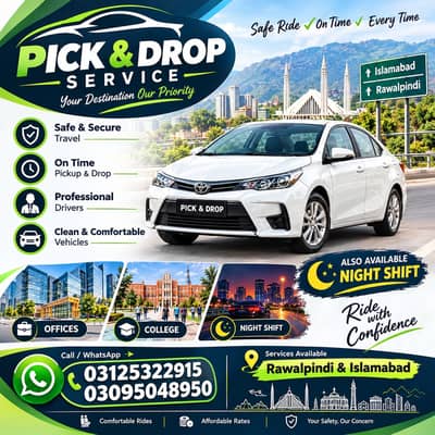 Reliable Pick & Drop Services |Rawalpindi & IslamabadReliable Pick &