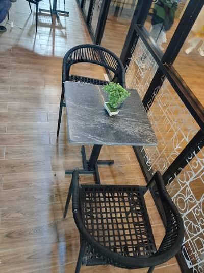 Luxury Outdoor/Indoor Cafe & Restaurant Furniture Set (3-Piece)