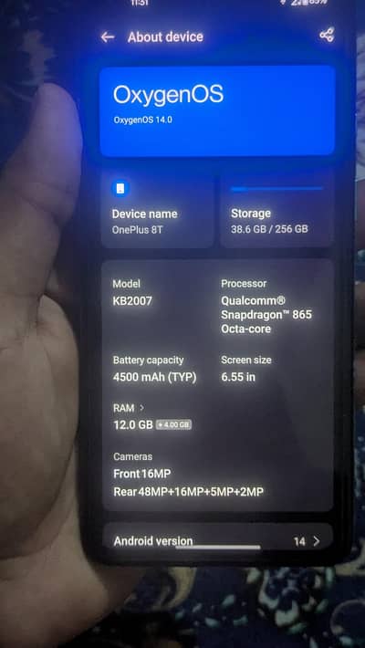 One Plus 8T 5G