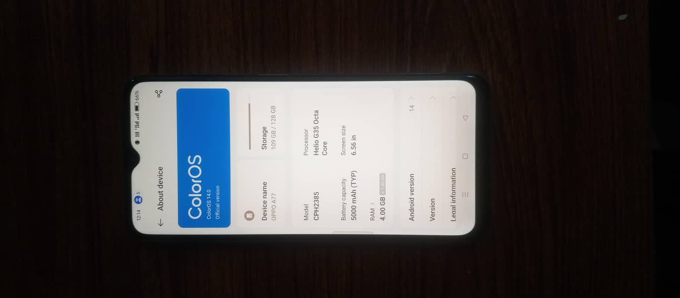 OPPO A77 0