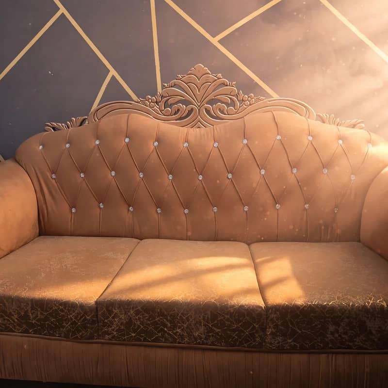 6 Seater sofa set/ sofa set/ Velvet 1