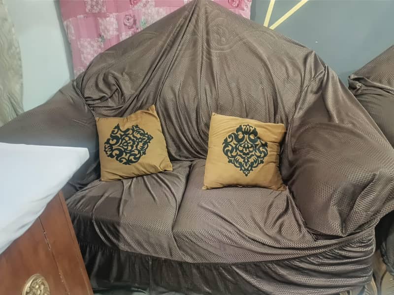 6 Seater sofa set/ sofa set/ Velvet 3