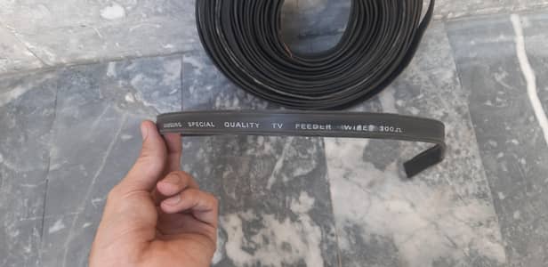 Tv antenna aluminium foil cable/wire