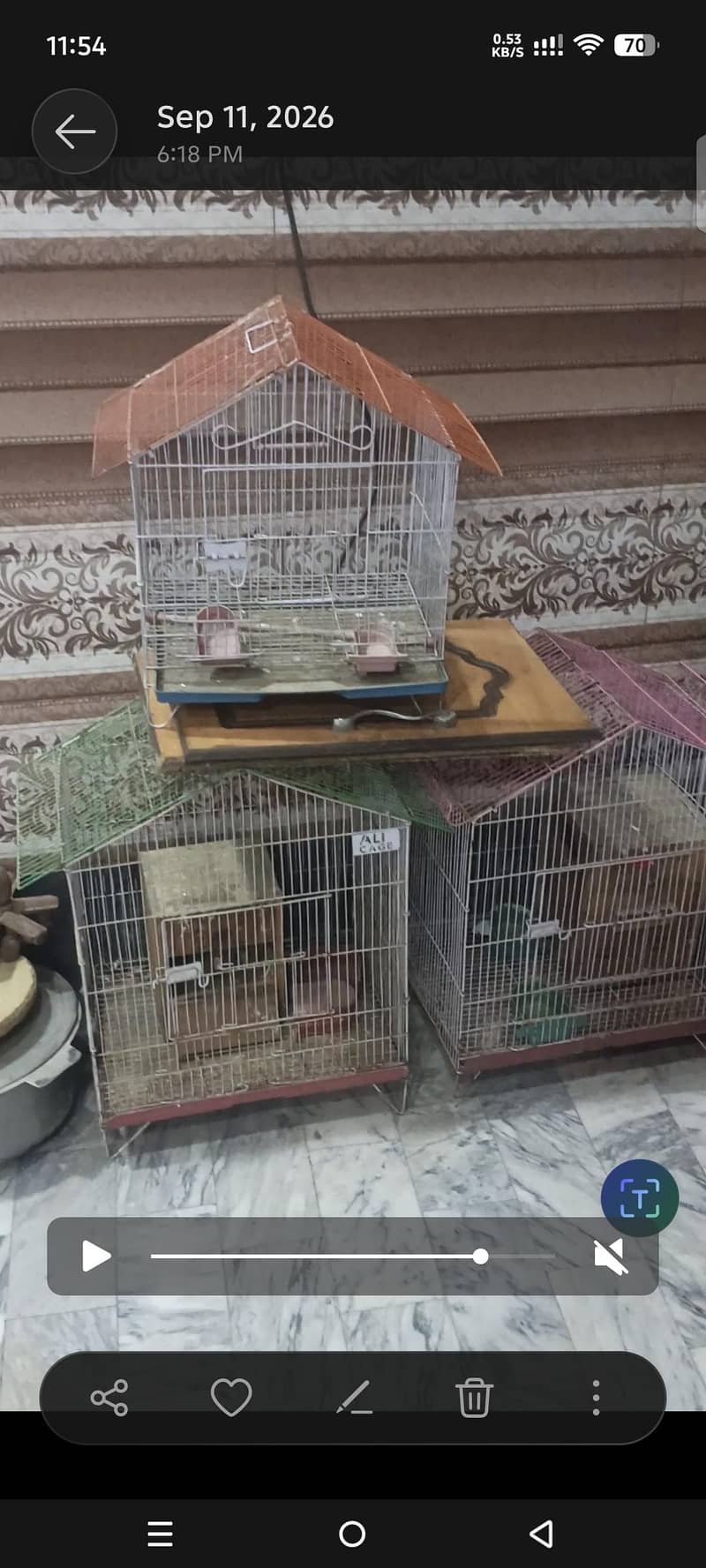 three cage 0