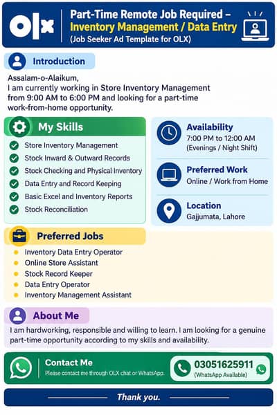 Part time Job