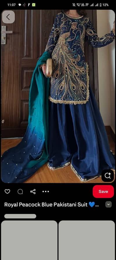 Royal Peacock 3-Piece Unstitched Suit